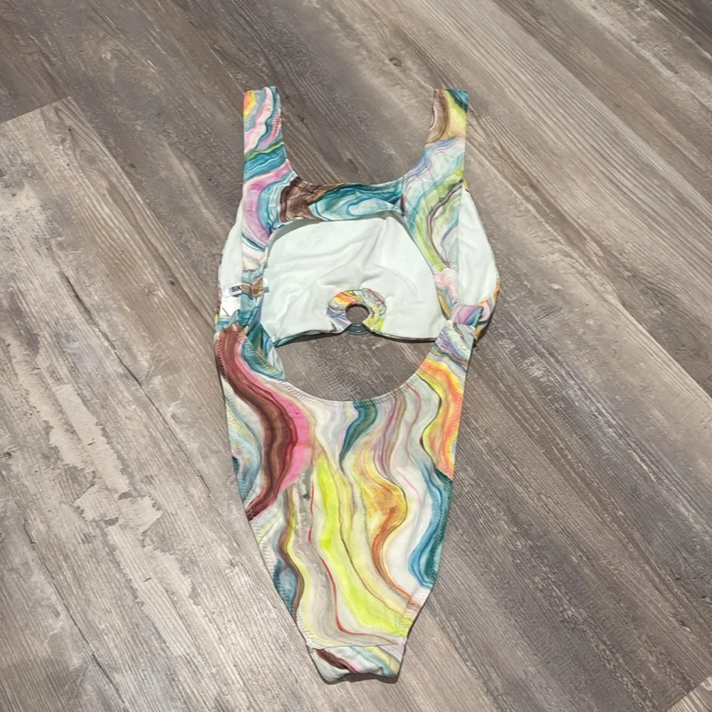 The Bikini Lab Multi Color One Piece Swim Suit